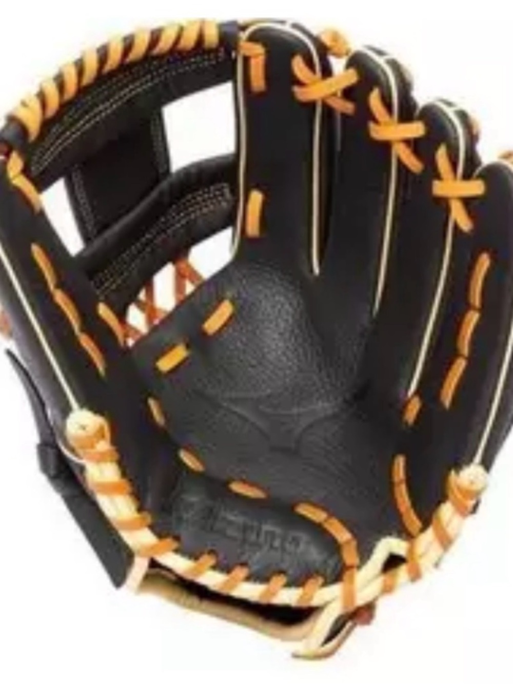 Mizuno Black and Tan Youth Baseball Glove - Picture 2 of 5